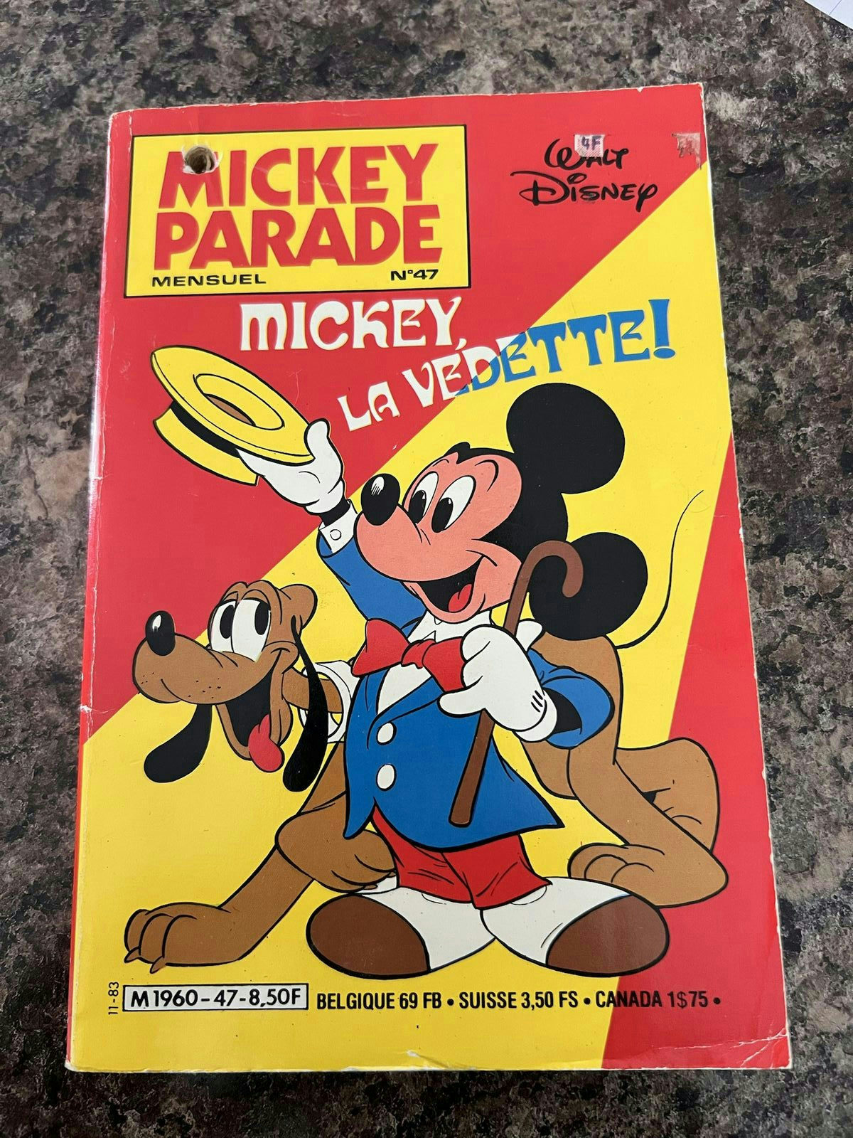 Cover of Mickey Parade N°47 — Mickey la vedette!
