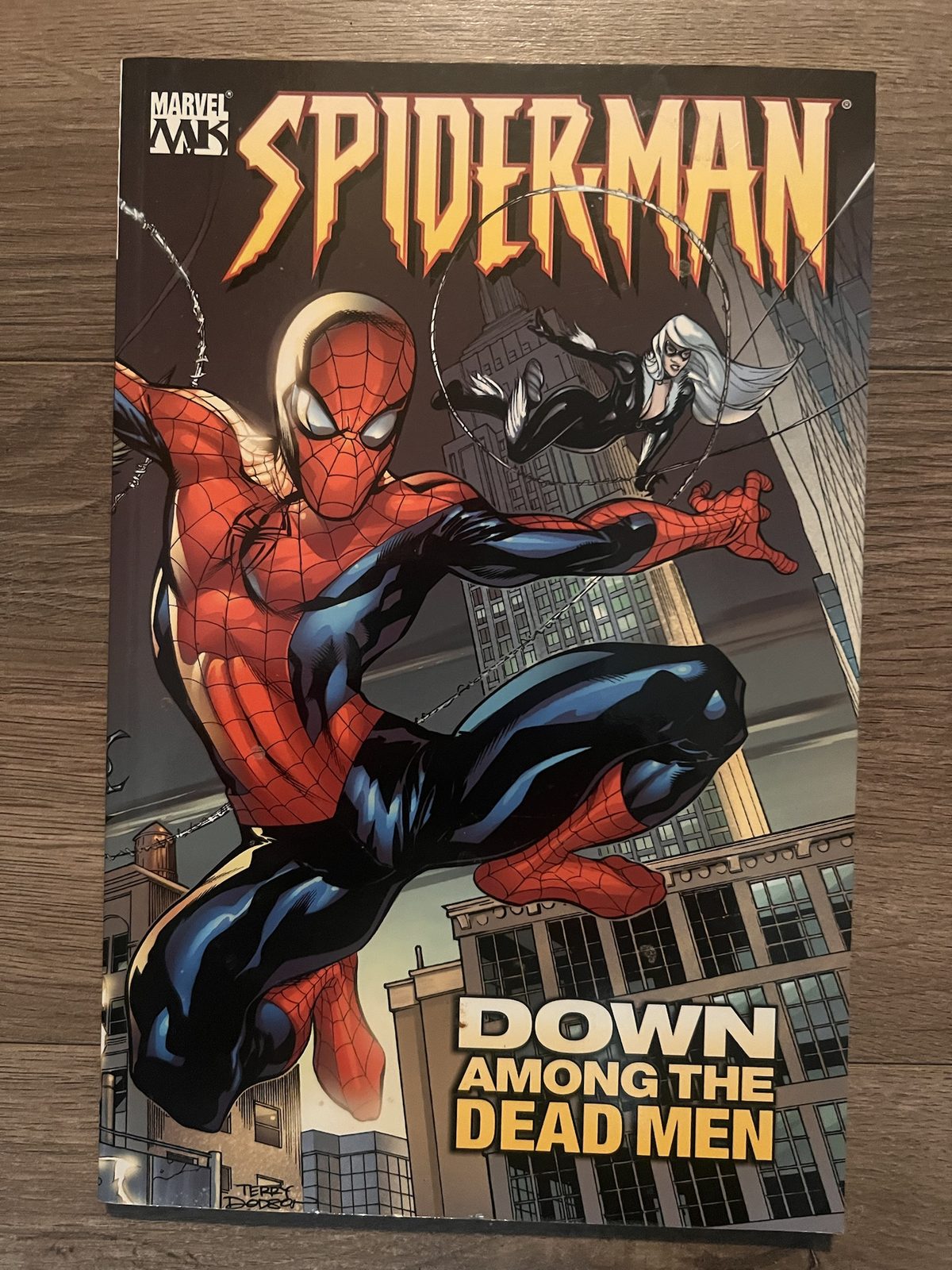 Cover of Marvel Knights Spider-Man Volume 1: Down Among The Dead Men TPB
