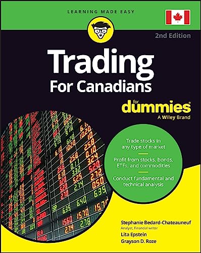 Cover of Trading For Canadians For Dummies