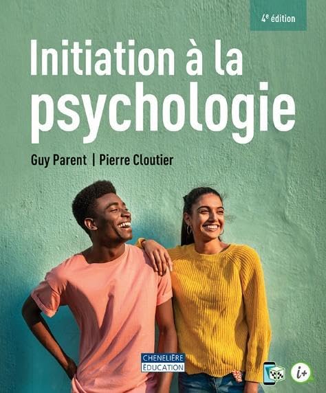 Cover of Initiation à la psychologie - 4e édition