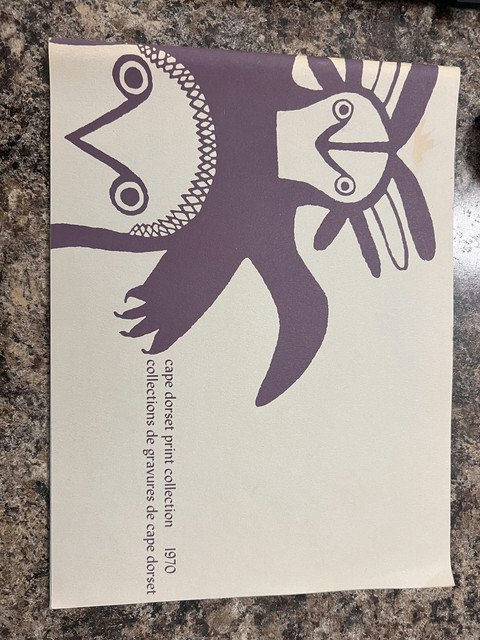 Cover of Cape Dorset Print Collection 1970 / Collection de gravures de Cape Dorset 1970